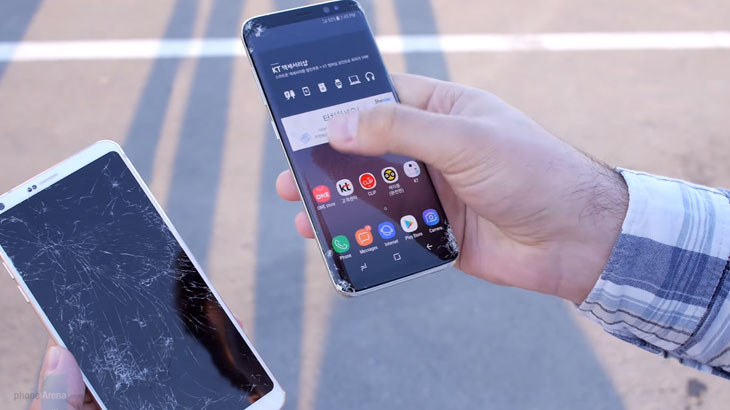 Test izdržljivosti: Samsung Galaxy S8 vs LG G6